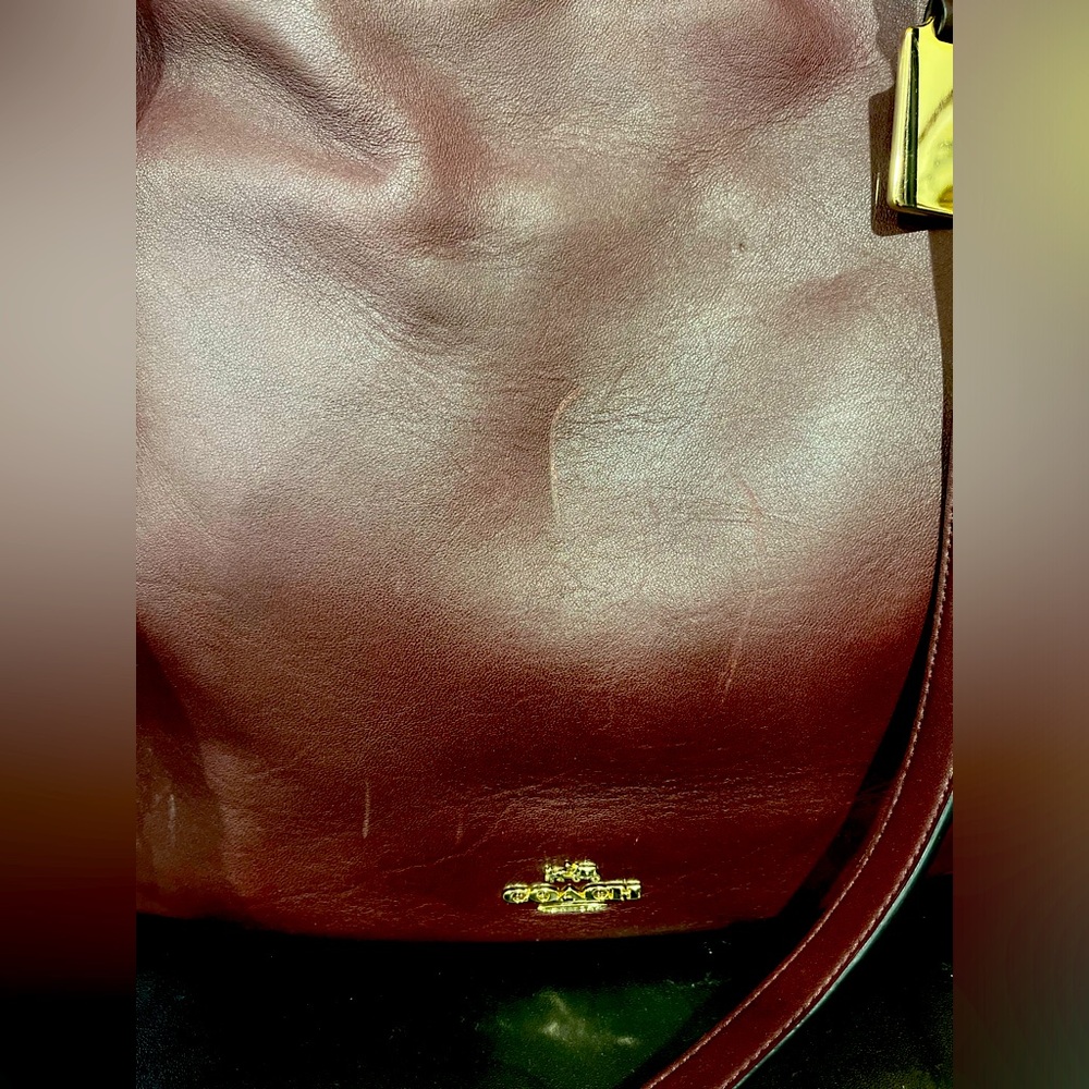 COACH Glovetanned Oxblood Leather Hobo Ladies Handbag 36026LIOXB - Picture 6 of 11